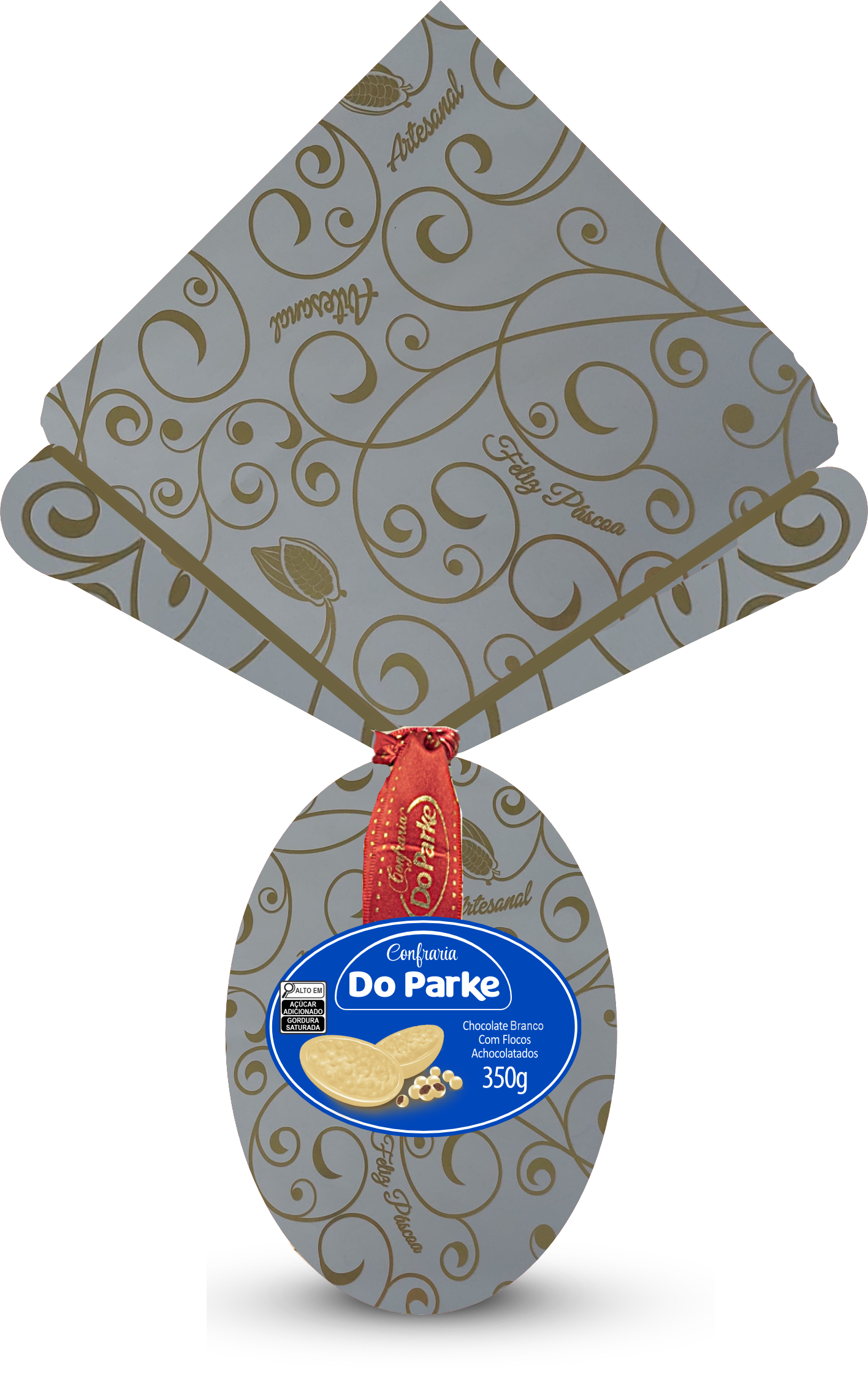 Ovo de Chocolate Drageado Crocante 350g