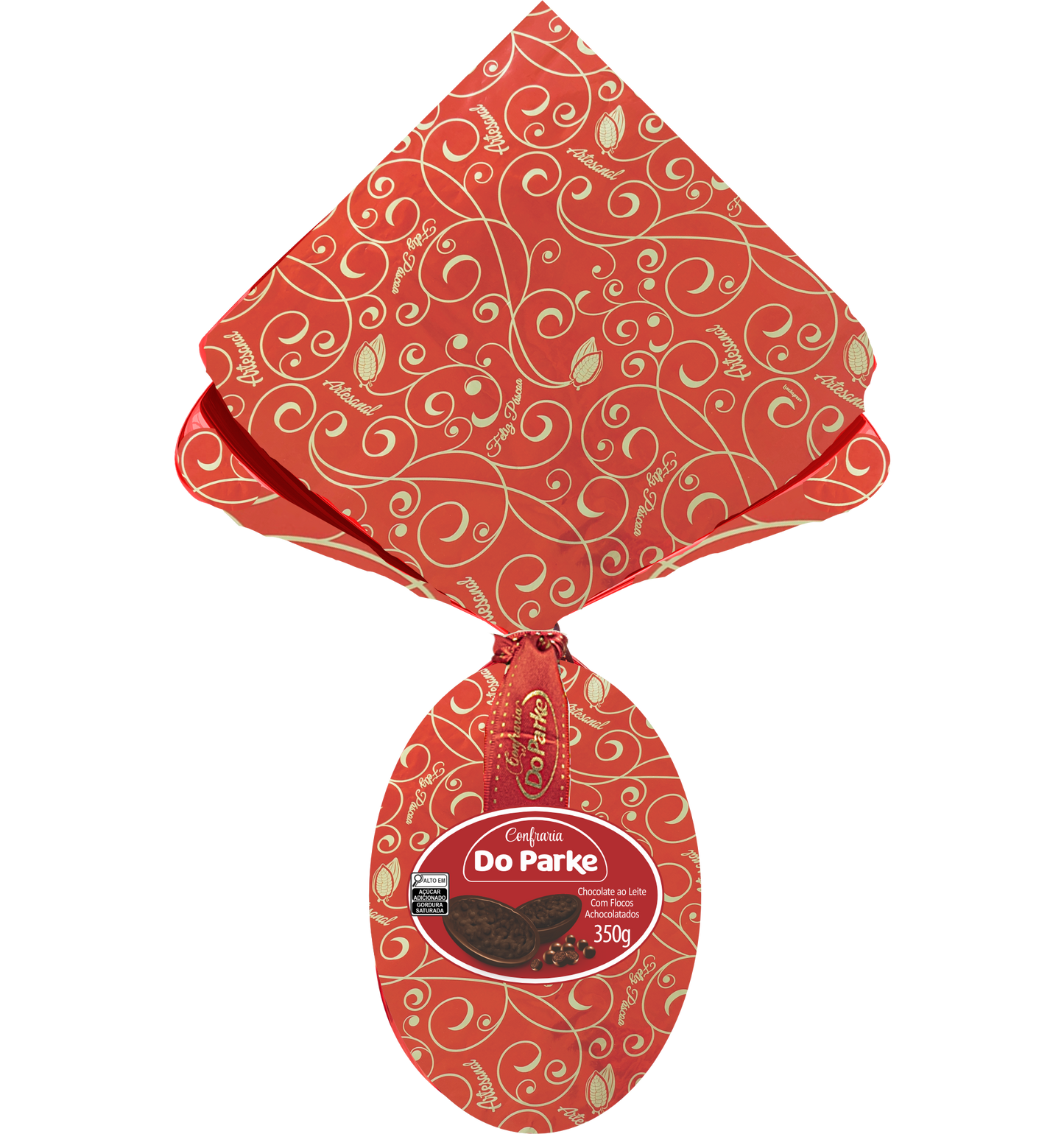 Ovo de Chocolate Drageado Crocante 350g