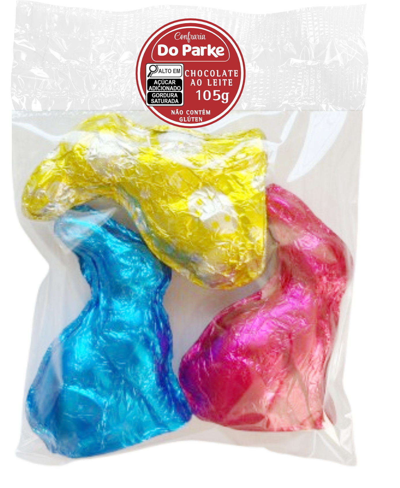 Pacote Coelho Chocolate ao Leite 105g