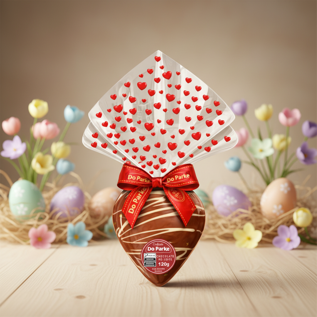 Coração de Chocolate Ao Leite 120g