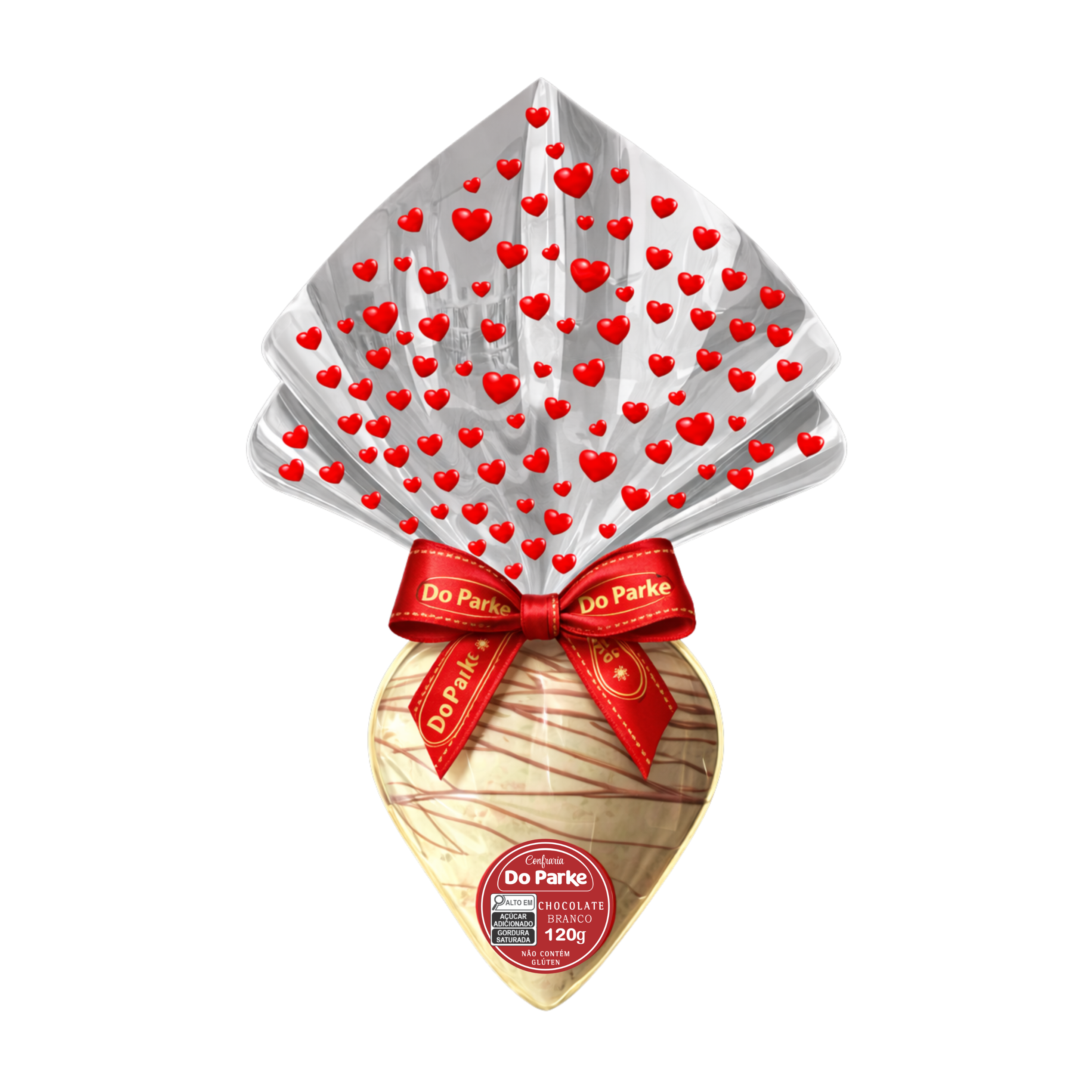 Coração de Chocolate Branco 120g