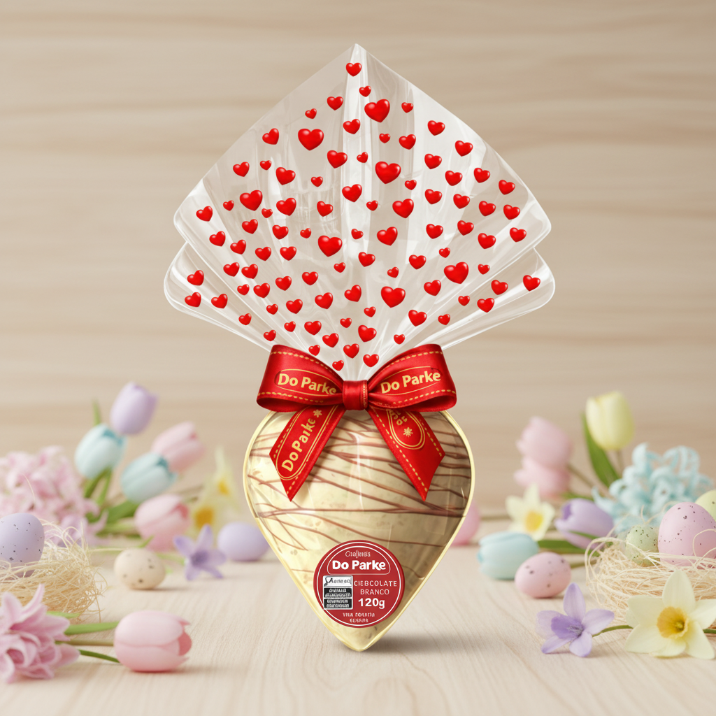 Coração de Chocolate Branco 120g