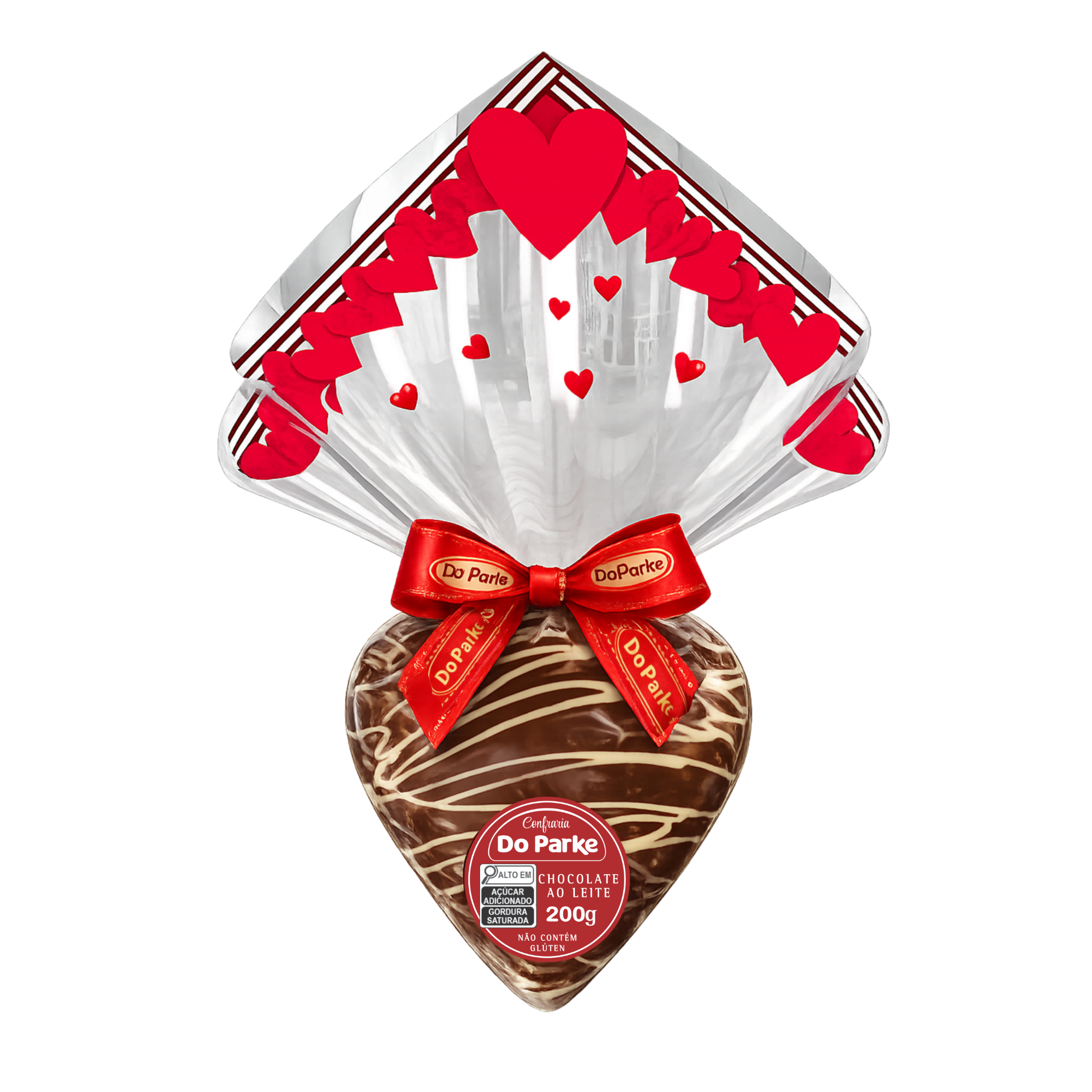 Coração de Chocolate ao Leite 200g