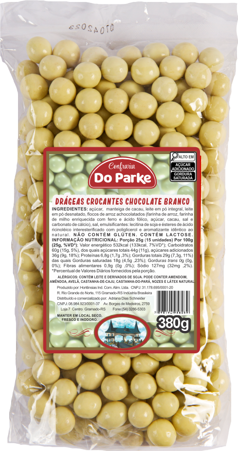 Drágeas Crocantes de Chocolate 380g