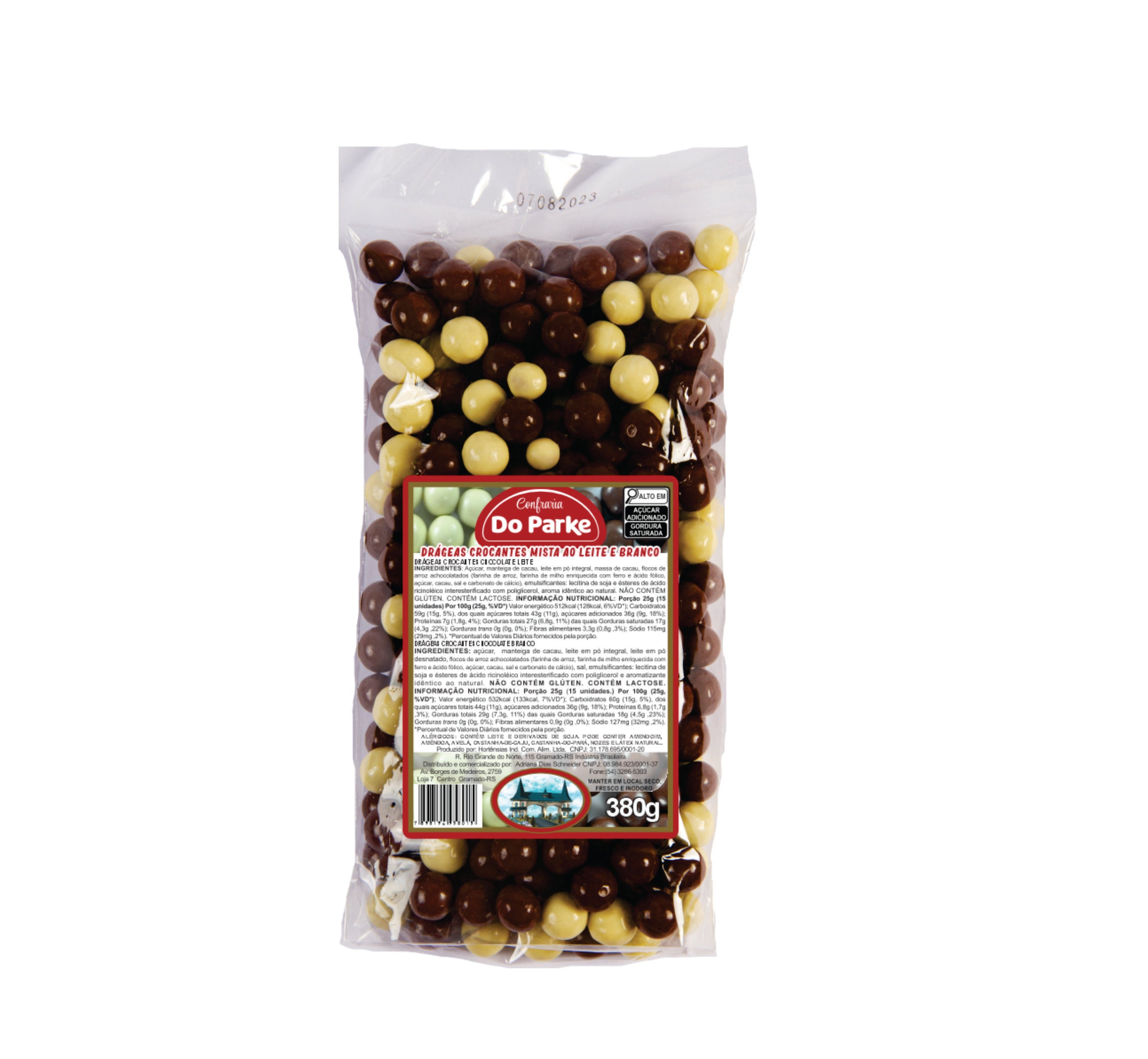 Drágeas Crocantes de Chocolate 380g