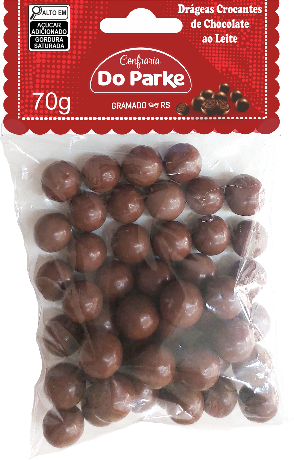 Drágeas Crocantes de Chocolate 70g
