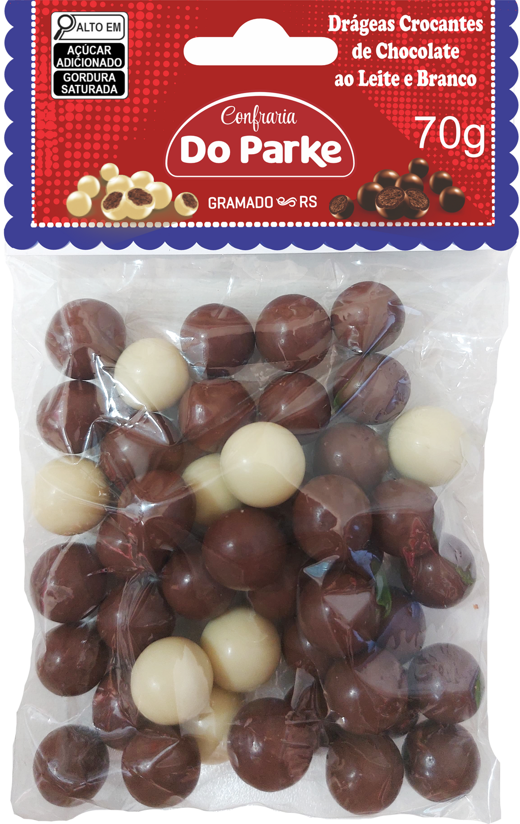 Drágeas Crocantes de Chocolate 70g