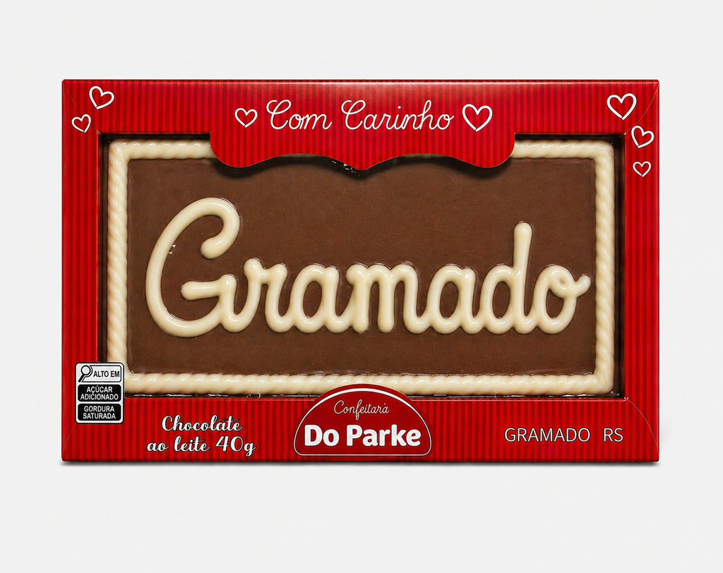 Placa de Chocolate Dizeres 40g