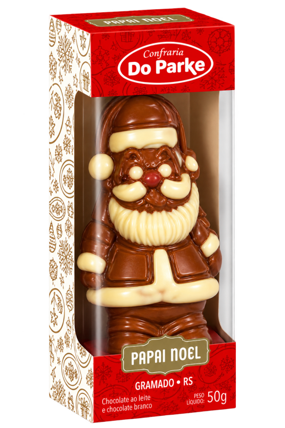 Papai Noel de Chocolate ao Leite 50g