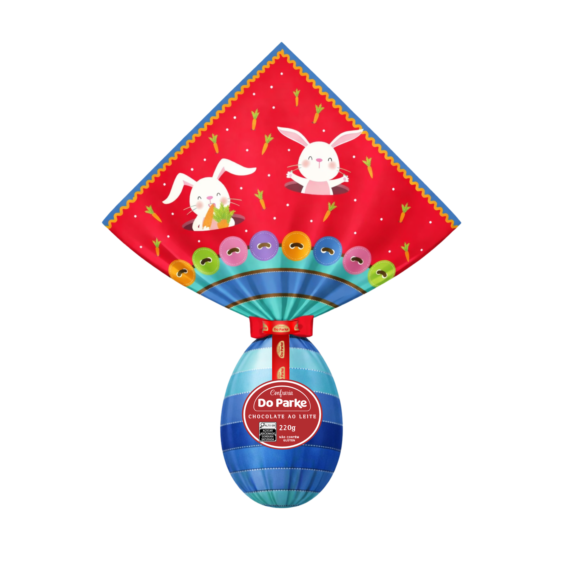 Ovo de Chocolate ao Leite Coelho 220g