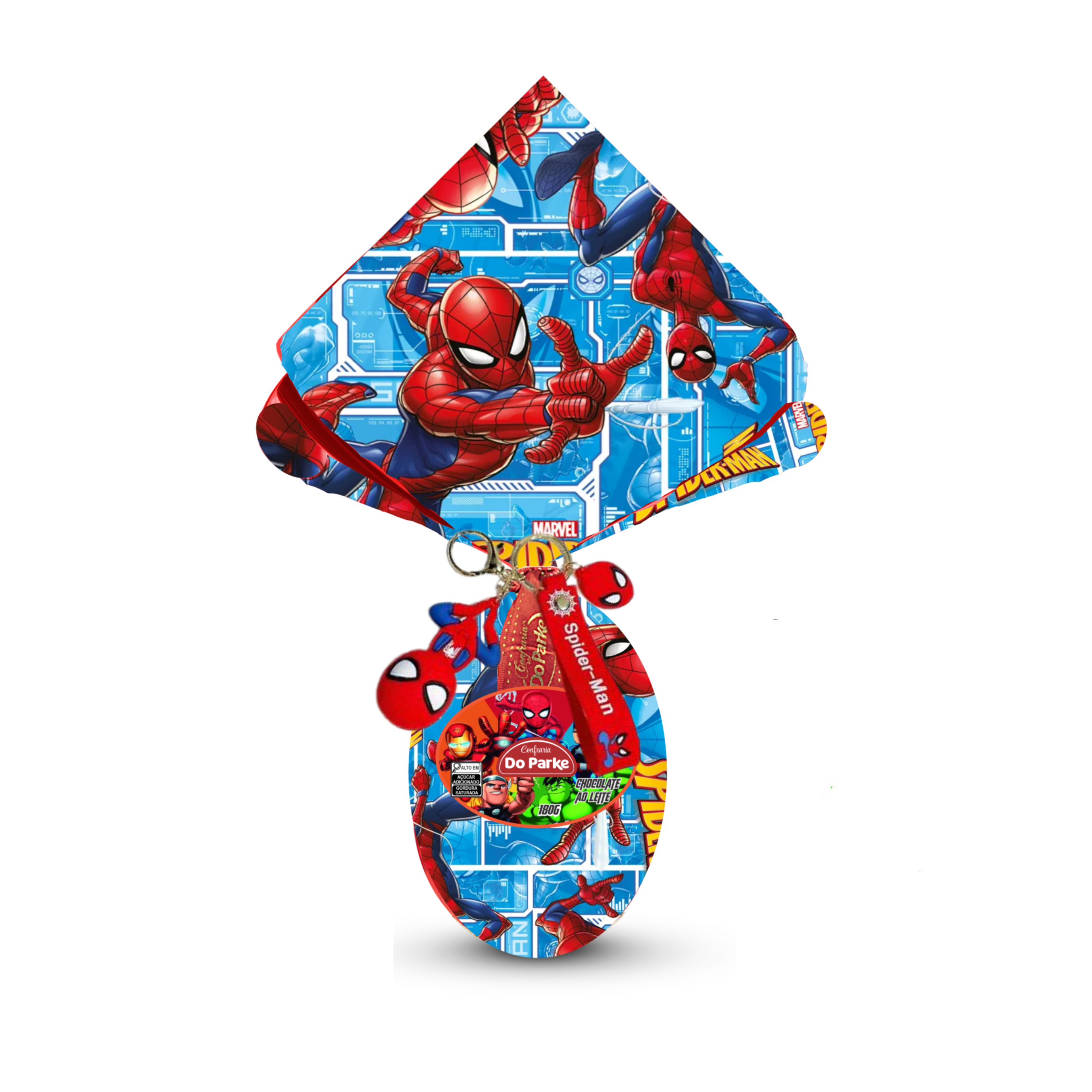 Ovo de Chocolate ao Leite Spider Man 180g 