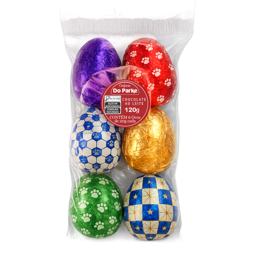 Pacote Ovos de Chocolate ao Leite 120g