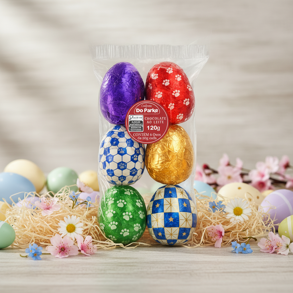 Pacote Ovos de Chocolate ao Leite 120g