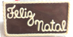 Placa de Chocolate Feliz Natal 50g