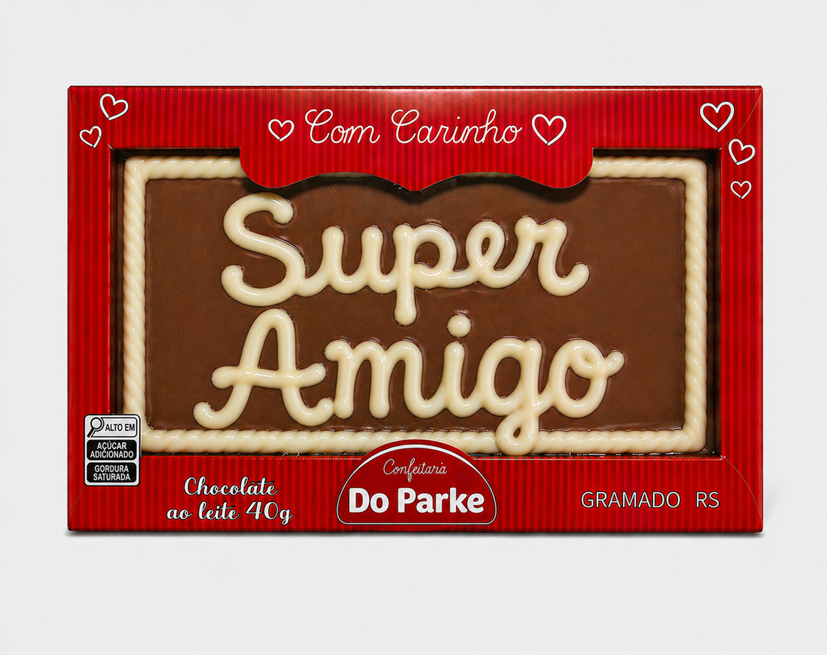 Placa de Chocolate Dizeres 40g
