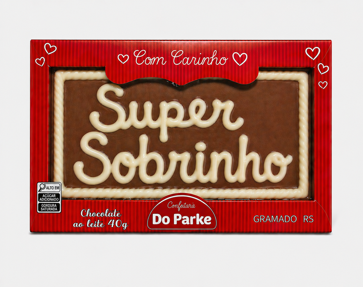 Placa de Chocolate Dizeres 40g