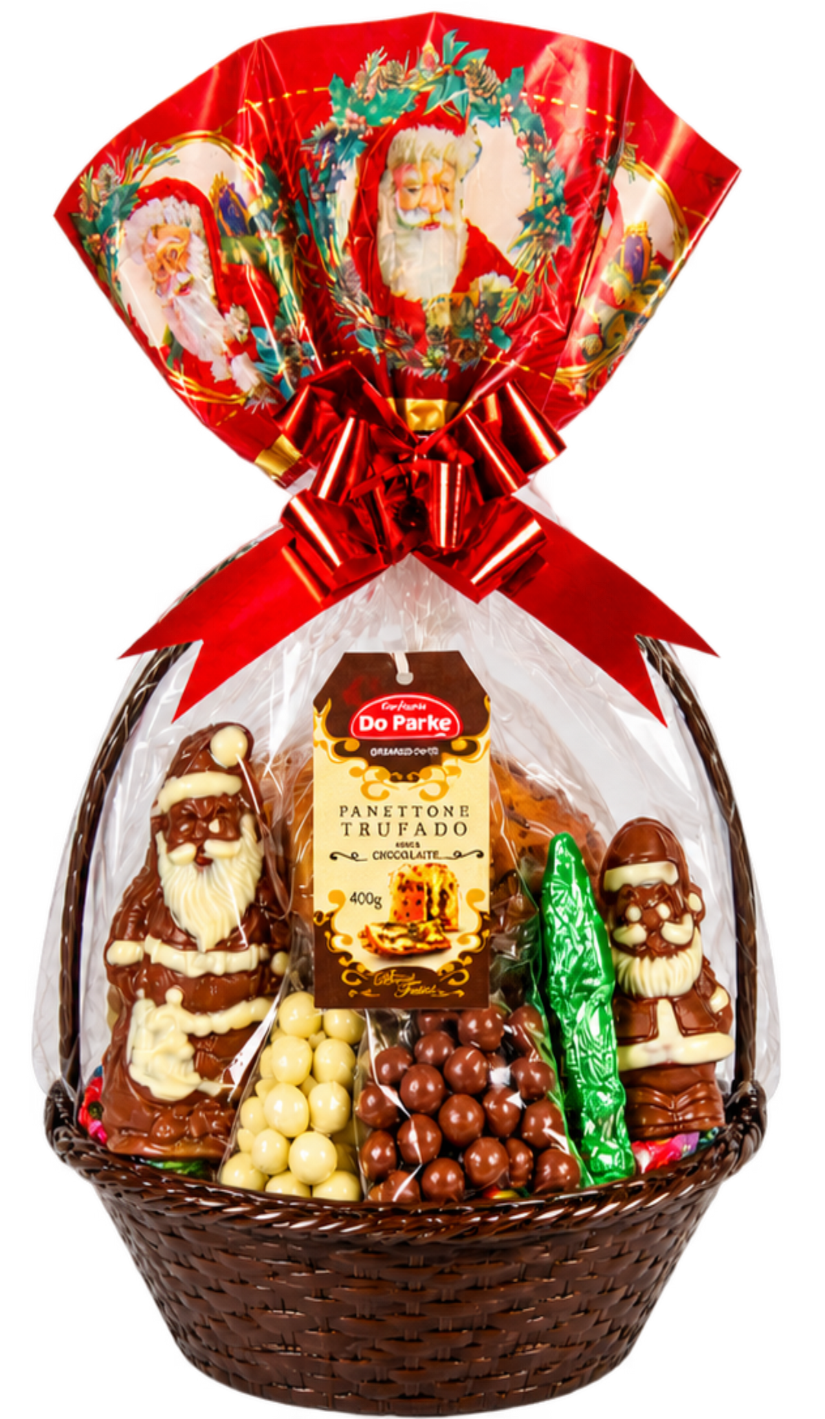 Cesta de Natal com Panettone Trufado 680g