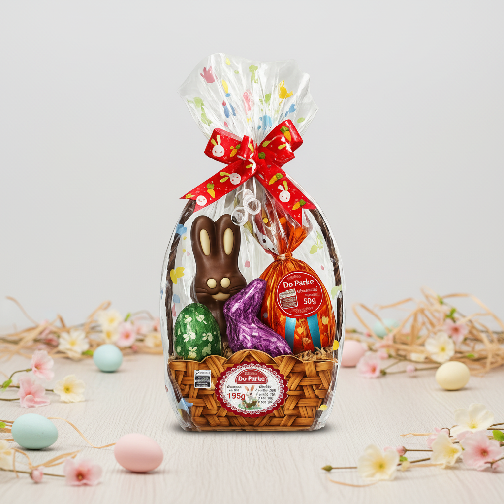 Cesta de Páscoa de 195g