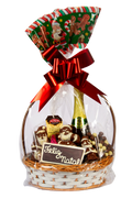 Cesta de Vime Natal 830g