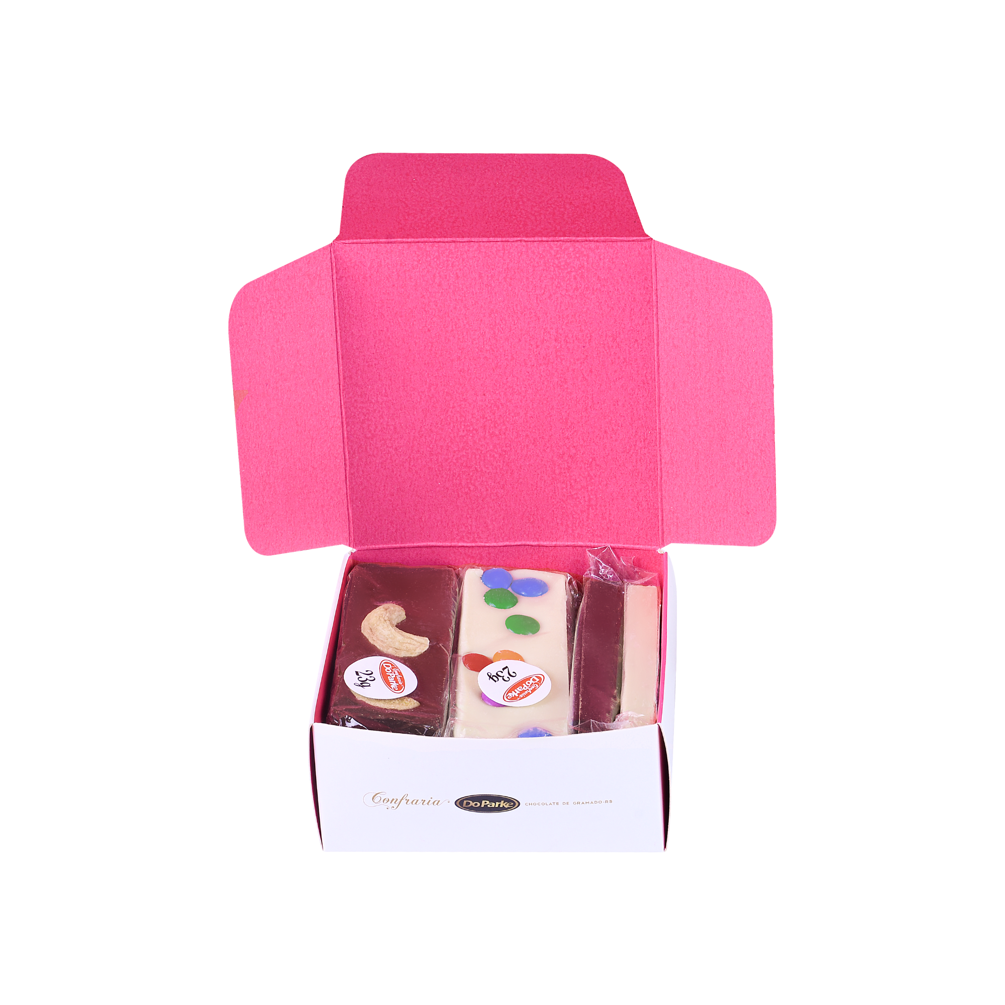 Caixa de Chocolate com barrinhas de 23g cada